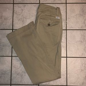 American Eagle Khaki Bootcut Pants
